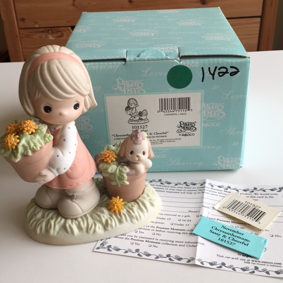 Precious Moments Other - NIB Precious Moments “November Chrysanthemum” 2001